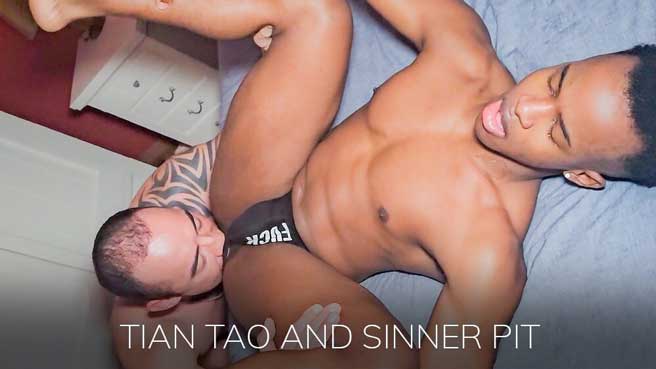 Hot Hunk Sinner Pit Waiting For Sexy Tian Tao Big Cock Gay Porn Video