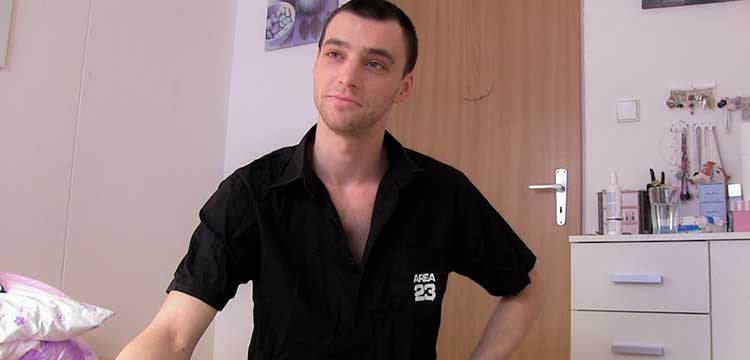 Debt Dandy 238 - Athletic straight hunk stretches studs ass