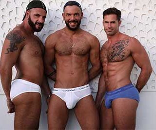 Leo Rosso with another muscle stud, but ends up being the bottom bitch! I like to go somewhere warm when winter arrives. I hate cold weather.