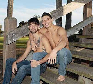 Jim Nasty and Leeroy Jones enjoyed their day at the beach throwing around some balls, but as soon as they get home, they want to play with each other's.
