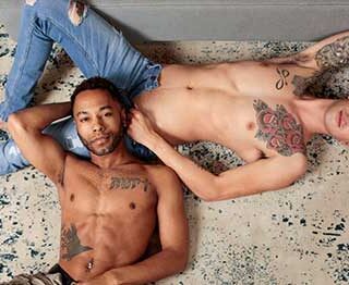 Kian Kane and Pharaoh Beckham compare tattoos before complimenting each other's handsome faces and flexing for the camera. Kian wants to pile drive Pharaoh and the beautiful bottom is more than happy to oblige.