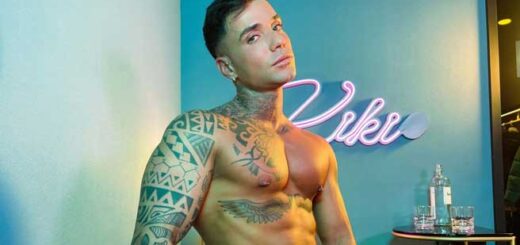 Isaac Gomes has a hot tattooed body, hard wide chest, and pierced nipples. He's well put together and Hot AF and has been sexting online, which has gotten him horny and ready for fun.