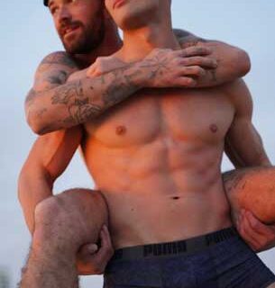 Beau Butler with another muscle stud, but ends up being the bottom bitch! I like to go somewhere warm when winter arrives. I hate cold weather.