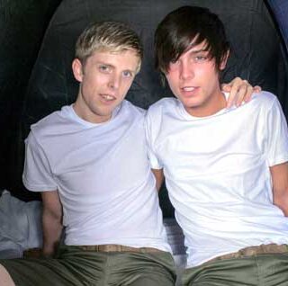 Jesse and Jamie are sharing a tent on their scouting adventure, but it is no coincidence that they chose to be bunk buddies. The boys start the day by sucking and fucking in the tent.
