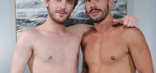 Seth Stark and Marco Lorenzo are in their shorts grabbing each other's asses and kissing with passion. Within seconds, Marco takes Seth's cock into his mouth and bobs up and down it with love.